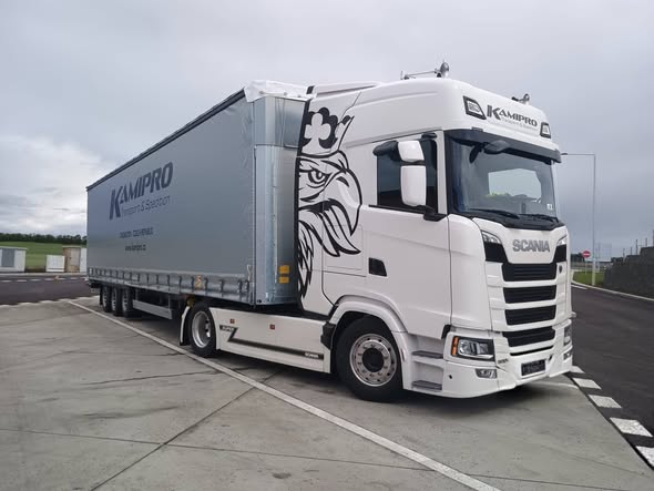 Souprava KAMIPRO Scania s návěsem
